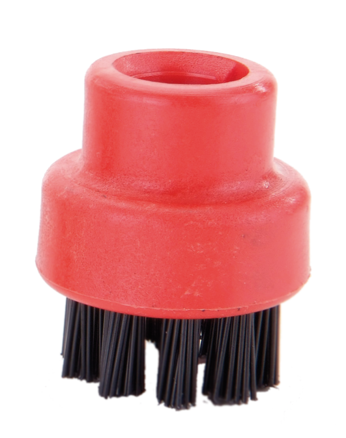 Nylon borstel rood Ø 28